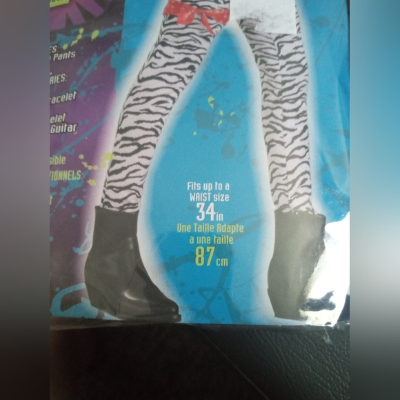 NWT Men's 80's To The Maxx Zebra Pants - Picture 4 of 6